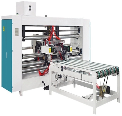Double Piece Joint Semi Auto Stitcher Double Servo Voor Karton Naaien