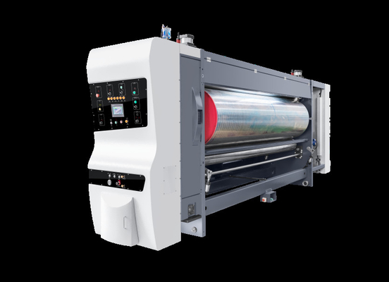 Volledig automatische stalen flexoprinting kartonnen doos slotdoorsnijmachine