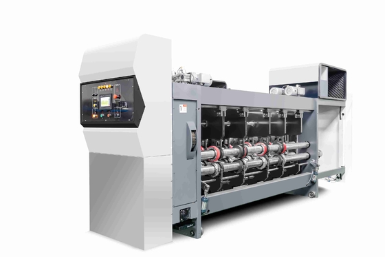 Automatische stalen flexoprinting kartonnen doos die snijmachine voor gegolfd karton