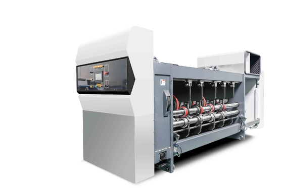 Automatische stalen flexoprinting kartonnen doos die snijmachine voor verschillende gegolfde karton vereist