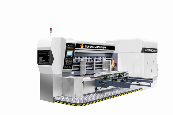 1.5-11MM Dikte G6-0924 Lead Edge Feeder 4 Kleurenprinter + Slotter + Die Cutter + Folder Gluer Inline