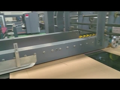 Volledig automatische kartonnen folder Gluer Machine Vlak draad met zuiggordel voeding